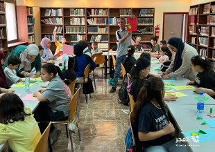 نشاطات مكتبة بلدية طولكرم