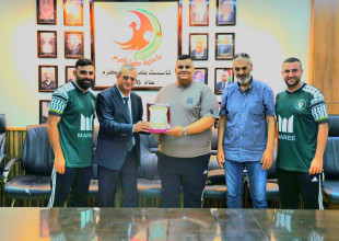 رئيس بلدية طولكرم يستقبل أبطال جمعية رواحل الخيرية ويحتفي بإنجازهم الدولي 🏆🇵🇸