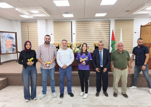 بلدية طولكرم تكرّم فريق فتيات طولكرم لكرة القدم