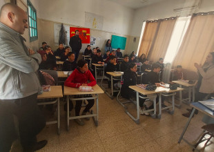 تنفيذ حملة توعوية بيئية ضمن مشروع "استبدال وحدات انارة الشوارع بوحدات موفرة للطاقة"