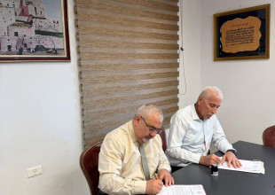 بلدية بيت جالا تعقد لقاءً مجتمعيًا لمناقشة مشروع تأهيل شارع الشهيد جايل العرجا وتوقع اتفاقية التنفيذ.