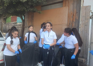 تنفيذ حملة توعوية بيئية مع مدارس بيت جالا الحكومية والخاصة