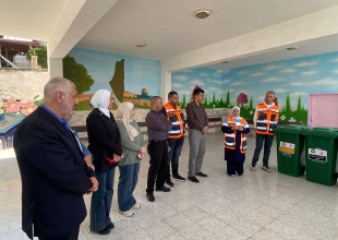 استكمال انشطة مبادرة مجتمع اخضر بلا نفايات