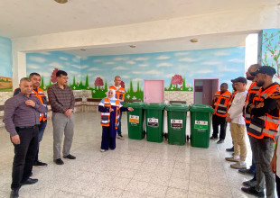 استكمال انشطة مبادرة مجتمع اخضر بلا نفايات