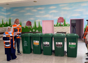 استكمال انشطة مبادرة مجتمع اخضر بلا نفايات