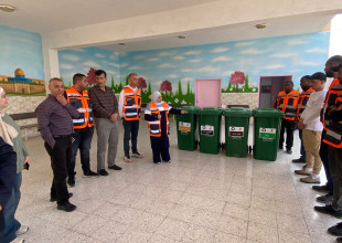 استكمال انشطة مبادرة مجتمع اخضر بلا نفايات