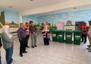 استكمال انشطة مبادرة مجتمع اخضر بلا نفايات