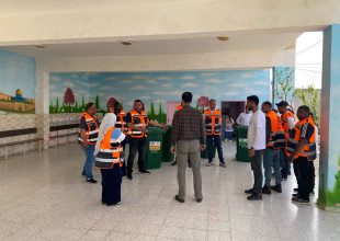 استكمال انشطة مبادرة مجتمع اخضر بلا نفايات