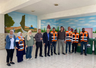 استكمال انشطة مبادرة مجتمع اخضر بلا نفايات