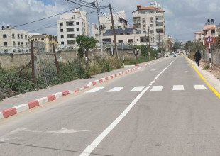 استلام مشروع تأهيل طرق داخلية في مدينة طولكرم