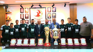 رئيس بلدية طولكرم يستقبل أبطال جمعية رواحل الخيرية ويحتفي بإنجازهم الدولي 🏆🇵🇸
