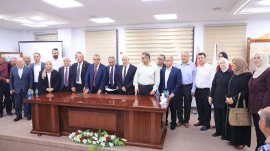بلدية طولكرم تشهد مراسم التسليم والاستلام للمجلس البلدي المنتخب