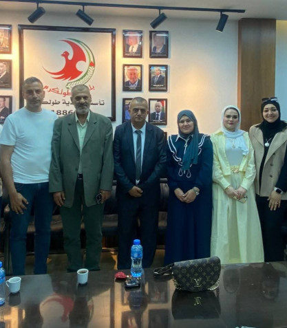 زيارة وفد من جمعية الأيادي الزراعية لبلدية طولكرم