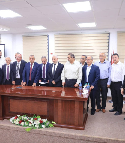 بلدية طولكرم تشهد مراسم التسليم والاستلام للمجلس البلدي المنتخب