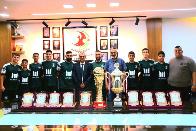 رئيس بلدية طولكرم يستقبل أبطال جمعية رواحل الخيرية ويحتفي بإنجازهم الدولي 🏆🇵🇸