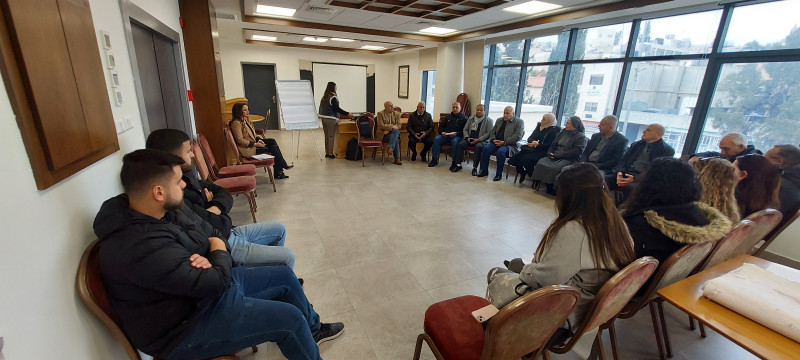 بلدية بيت جالا تعقد لقاءً مجتمعياً مع ممثلي المؤسسات المحلية في مدينة بيت جالا