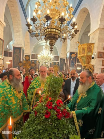 عضو المجلس البلدي السيد عماد نور يشارك في احتفالات عيد رفع الصليب المقدس