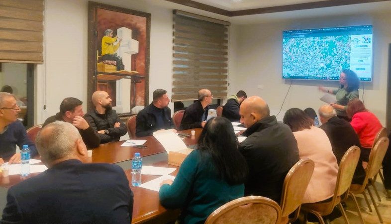 تنفيذ مشروع اعادة تسمية شوارع المدينة